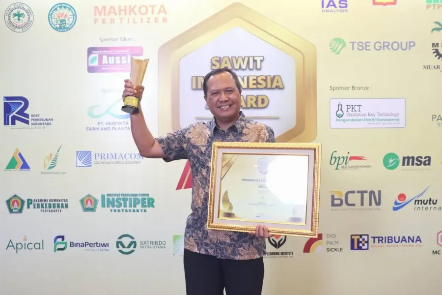 Apical Raih Sawit Indonesia Award 2025 lewat Program Sustainable Living Village