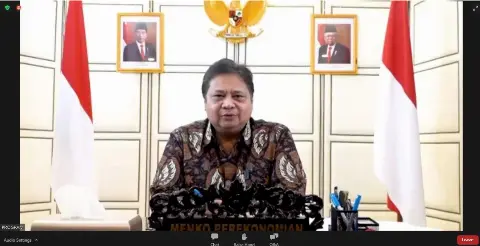 Pembukaan IPOC 2021, Menko Perekonomian Sampaikan Peranan Strategis Industri Sawit