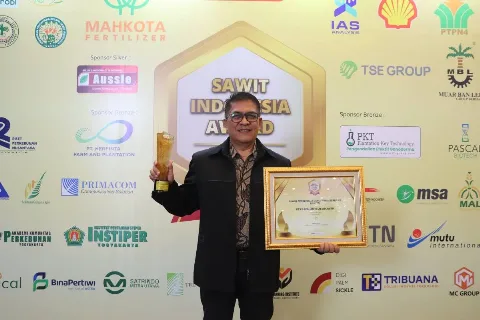 Pascal Biotech Dianugerahi Sawit Indonesia Award 2025 Kategori Pionir Pengendali Ganoderma Berbasis Bakteri