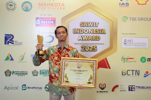 Bina Pertiwi Terima Sawit Indonesia Award 2025, Wujud Solusi Terbaik kepada Partner