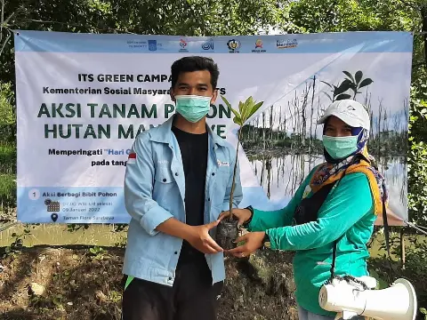 Peringati Hari Bumi, BEM ITS Gelar Kampanye Hijau