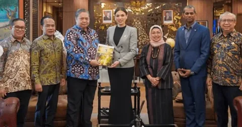 Bertemu Sekjen CPOPC, Menko Airlangga Soroti Tantangan Perdagangan Sawit di Pasar Global