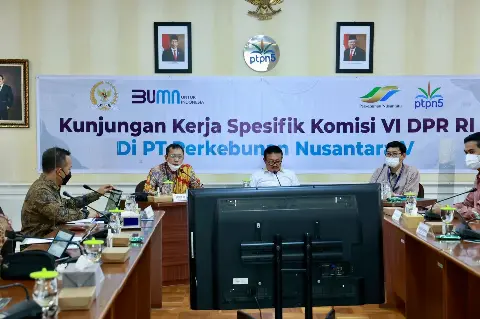 Komisi VI DPR Acungi Jempol Komitmen PTPN V Dukung Stabilisasi Minyak Goreng
