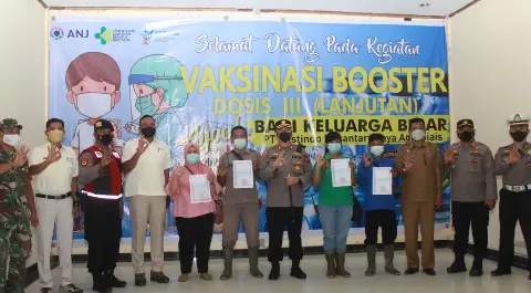 Anak Usaha ANJ Gelar Vaksinasi Booster Kepada 469 Orang