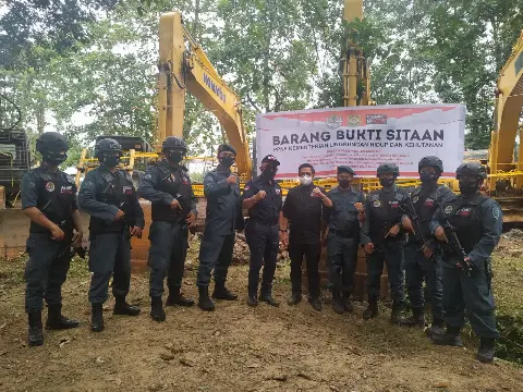 Gakkum KLHK Tindak Tambang Illegal di Tahura Bukit Soeharto di Kalimantan Timur