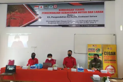 Direktorat PKHL-ITTO-BPPIKHL Wilayah Kalimantan Perkuat Kapasitas Manggala Agni di Kalimantan Tenga