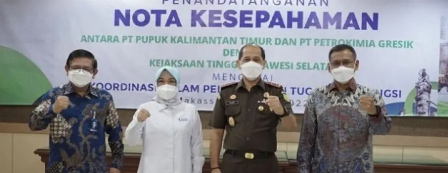 Pupuk Indonesia Perkuat Pengawasan Pupuk Bersubsidi Dengan Kejaksaan Tinggi Sulawesi Selatan