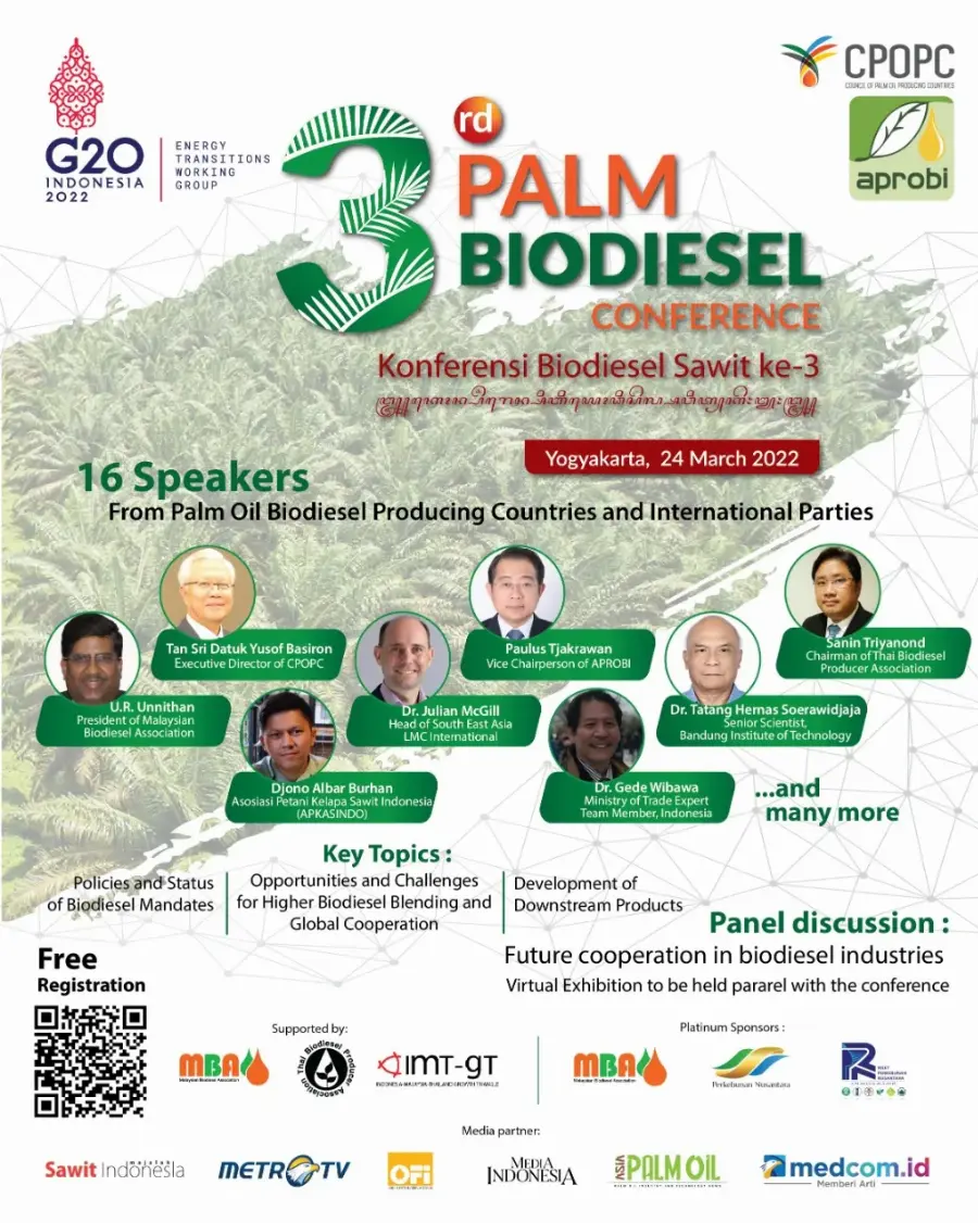 APROBI Dan CPOPC Gelar Konferensi Biodiesel Sawit