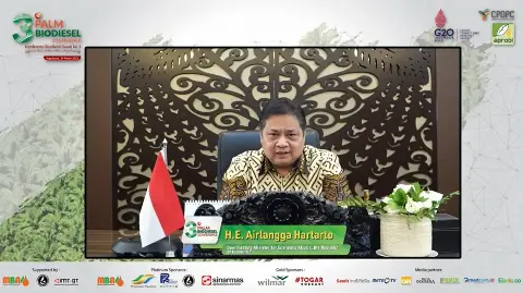 Pembukaan 3rd Palm Biodiesel Conference 2022, Menko Airlangga Uraikan Komitmen Mandatori Biodiesel Indonesia