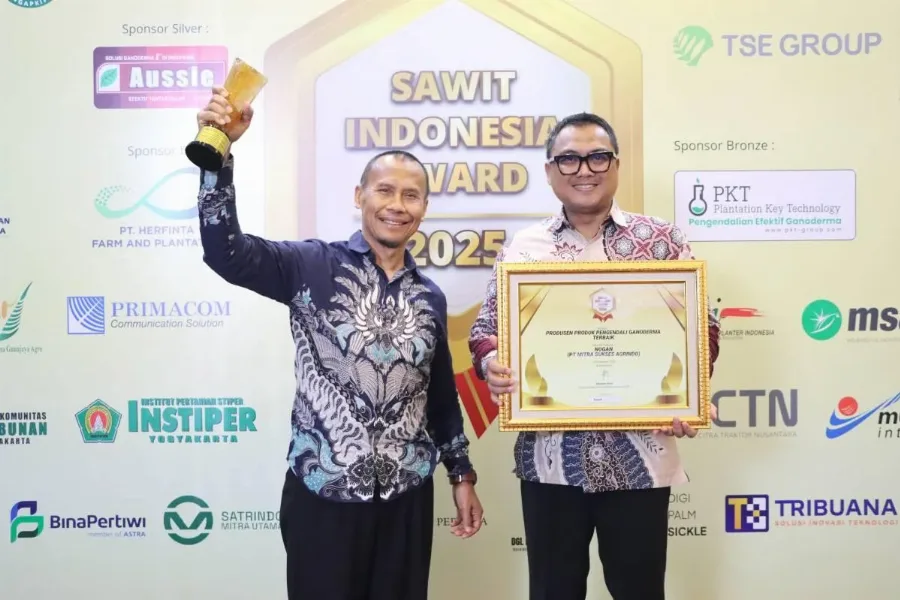 Best Planter Indonesia Raih Penghargaan Empat Kali Berturut-turut di Sawit Indonesia Award 2025