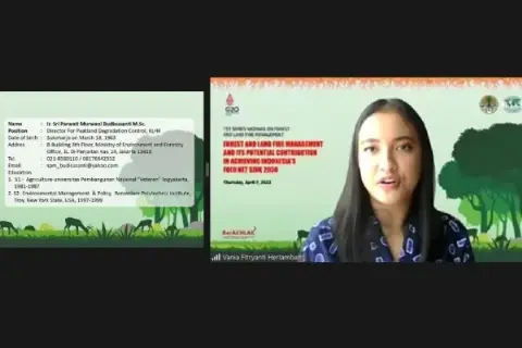 Folu NET SINK 2030 dalam Seri Webinar DALKARHUTLA