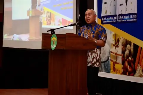 Gubernur Optimis Pokja Ahli Ketahanan Pangan Dorong Daya Saing Pangan KALTIM
