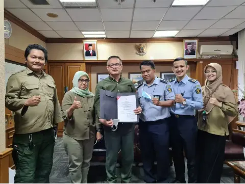 Menteri Lingkungan Hidup dan Kehutanan Sepakati Nota Kesepahaman dengan Menteri Hukum dan Hak Asasi Manusia