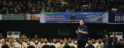 Dukung Pupuk Indonesia Go Global, Menteri Erick Thohir : Terus Lakukan Tranformasi dan Inovasi