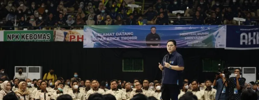 Dukung Pupuk Indonesia Go Global, Menteri Erick Thohir : Terus Lakukan Tranformasi dan Inovasi