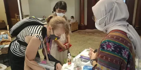Pameran PKHL Pada 2nd EDM-CSWG G20