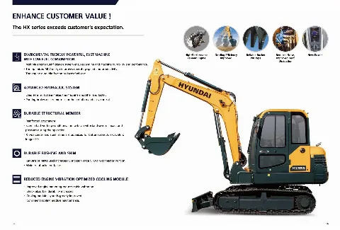 Mini Excavator Hx 55S Lincah dan Efisien di Berbagai Medan