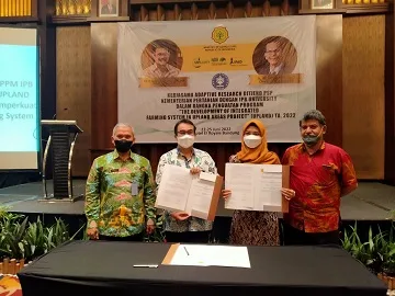 LPPM IPB University Tandatangani Kerjasama Adaptive Research dengan Kementerian Pertanian