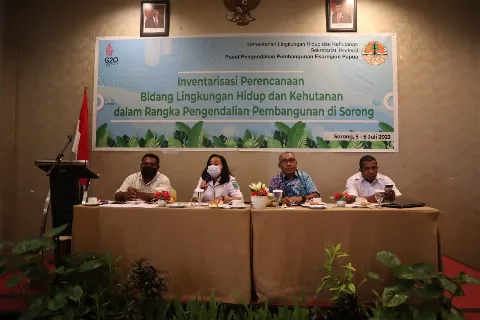 Inventarisasi Perencanaan Pengendalian Pembangunan Bidang LHK Di Wilayah Sorong Raya
