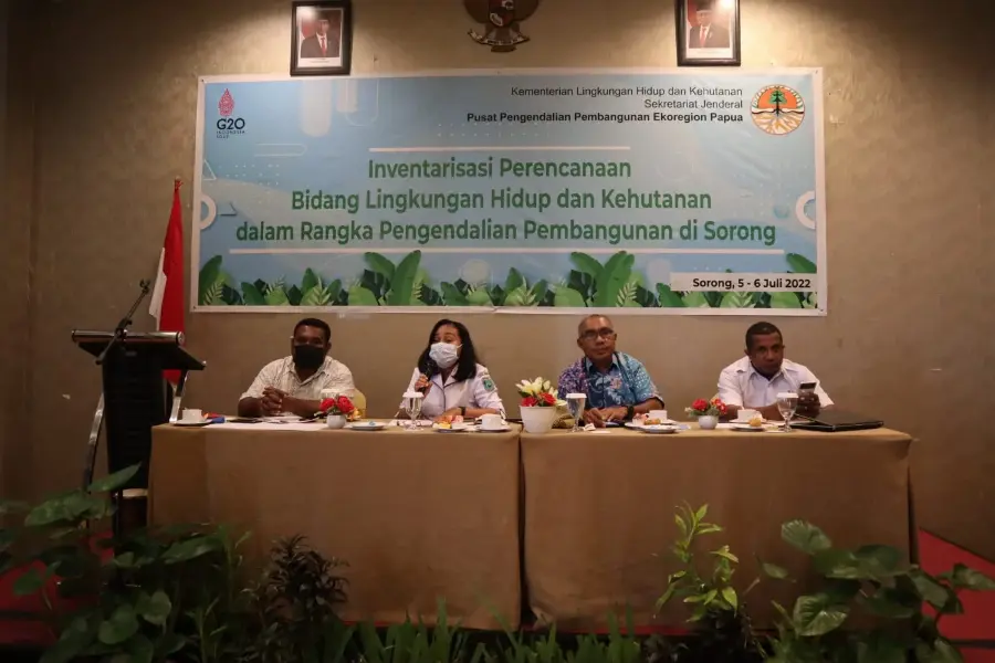 Inventarisasi Perencanaan Pengendalian Pembangunan Bidang LHK Di Wilayah Sorong Raya