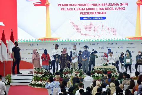 Presiden Jokowi Dorong Pelaku UMKM Manfaatkan Platform Daring untuk Dongkrak Omzet