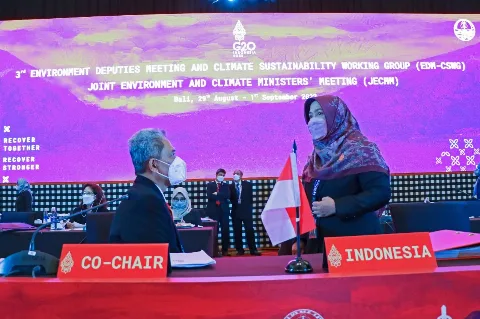 Pertemuan 3rd EDM-CSWG Diharapkan Perkuat Komitmen Pengelolaan Lingkungan Hidup dan Perubahan Iklim Global