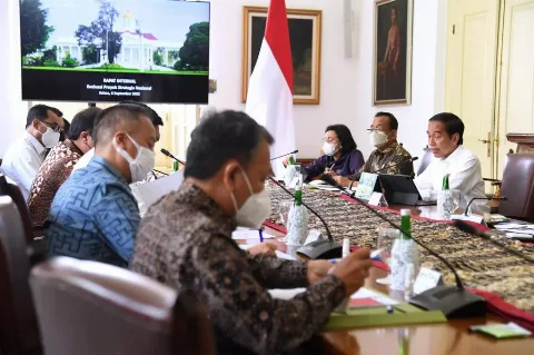 Akselerasi Penyelesaian Proyek Strategi Nasional,  Pemerintah Harapkan Multiplier Effect dapat Segera Dirasakan Masyarakat
