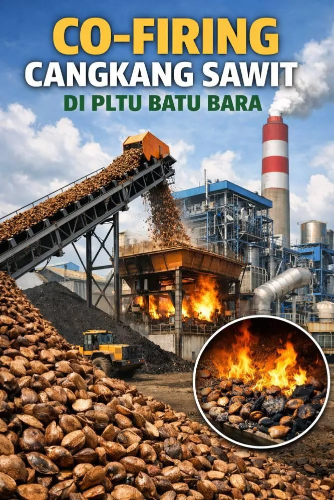 Co-Firing Cangkang Sawit di PLTU Batubara: Antara Ambisi Net Zero dan Dinamika Pasar Biomassa