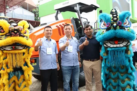 GM Tractors Perkenalkan Soil Compactors HAMM HC-119 di Indonesia Energy & Engineering 2022 Series