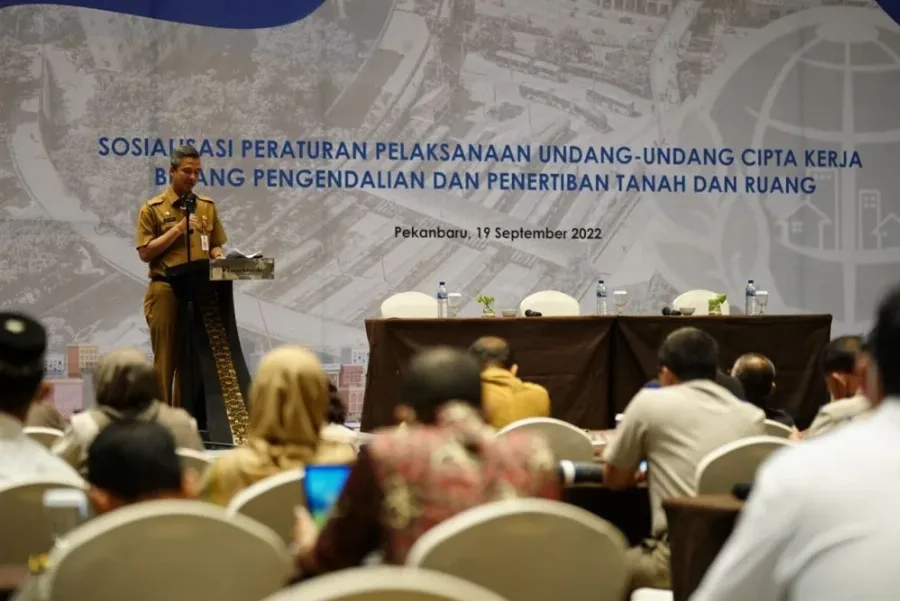 ATR/BPN Sosialisasikan UU Cipta Kerja Tentang Penertiban Tanah