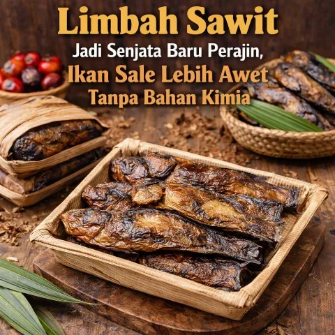 Limbah Sawit Jadi Senjata Baru Perajin, Ikan Sale Lebih Awet Tanpa Bahan Kimia