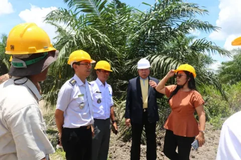 Wakil Gubernur Surat Thani Thailand Melihat Langsung Praktik Perkebunan Kelapa Sawit Berkelanjutan di Desa Pandu Senjaya