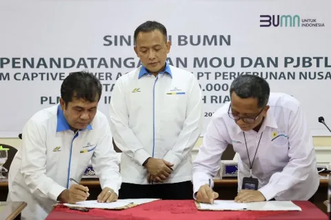 Sinergi PTPN V-PLN Perkuat Proyek Strategis Nasional