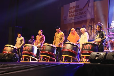 Gendang Sumbar Malagak Resmi Ditabuh, Gubernur Buya Mahyeldi : UMKM Sumbar Harus Go Internasional