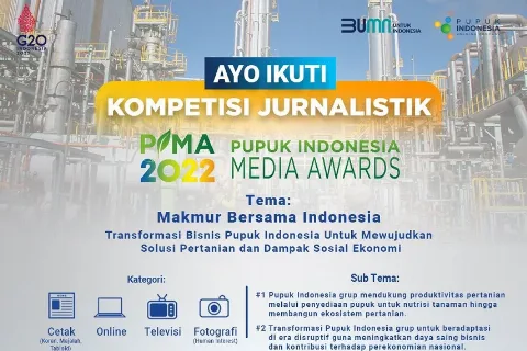 Pupuk Indonesia Luncurkan Program Kompetisi Jurnalistik