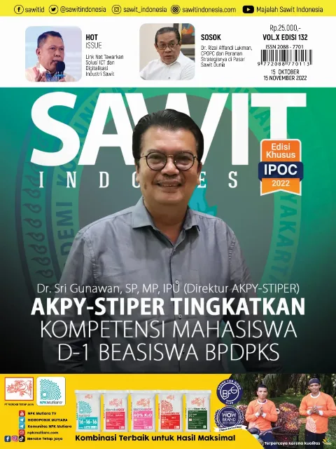 Cover Majalah Sawit Indonesia, Edisi 132