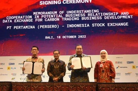 Pertamina Gandeng BEI Untuk Perdagangan Karbon