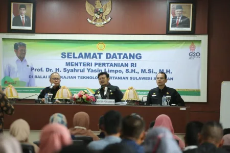 Mentan SYL Dorong Peran BPTP Tingkatkan Produksi dan Kesejahteraan Petani