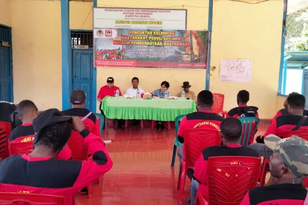 Cegah Karhutla, KLHK Perkuat MPA Di Manokwari Selatan