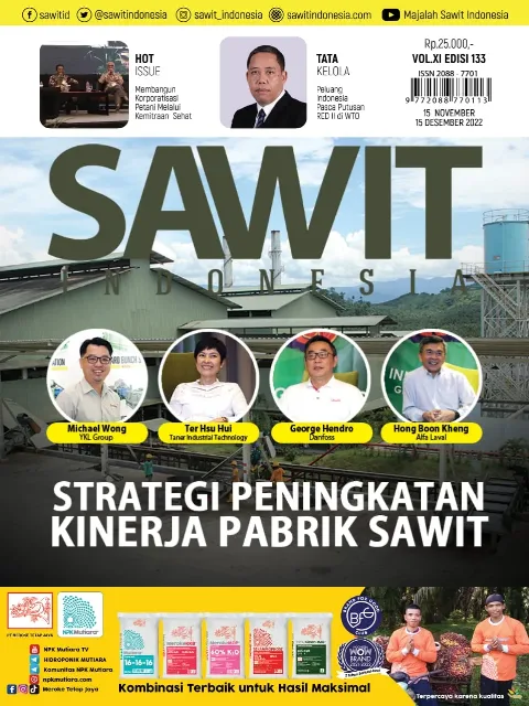Cover Majalah Sawit Indonesia, Edisi 133