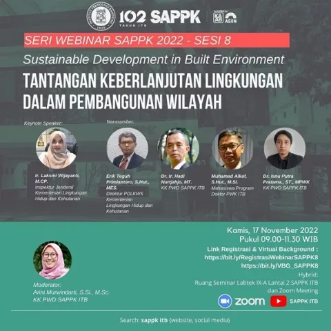 Inspektur Jenderal KLHK Bahas Pengelolaan Lingkungan dan Sumber Daya Alam sebagai Basis Pembangunan Wilayah dalam Webinar SAPPK