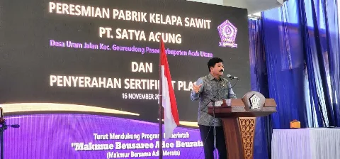 Menteri ATR/BPN Apresiasi Program Kemitraan PT Satya Agung