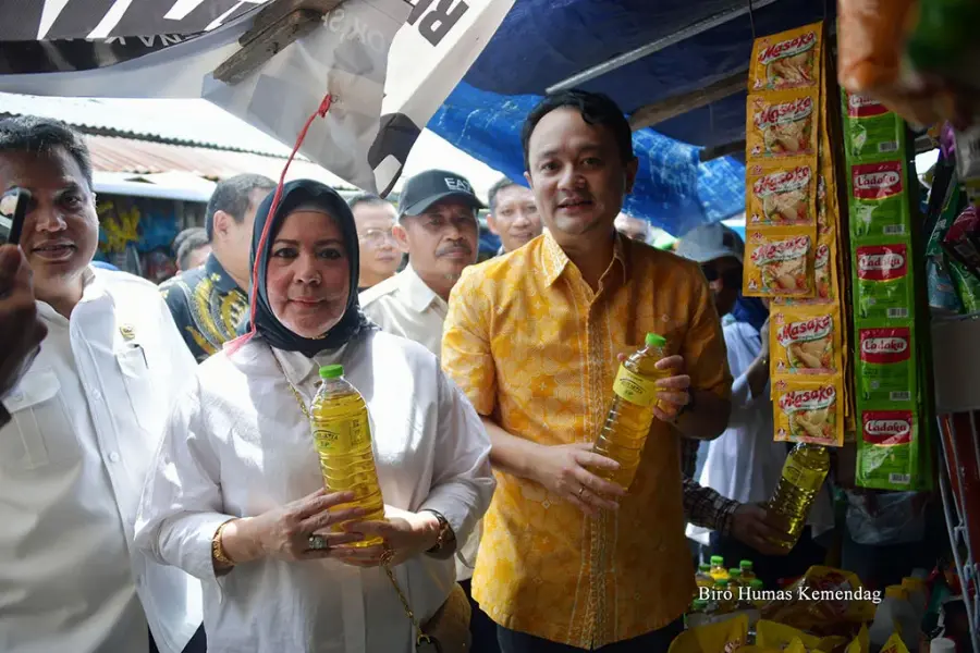 Tinjau Pasar Basah Mandonga Kendari, Wamendag Jerry: Harga Bapok Relatif Stabil