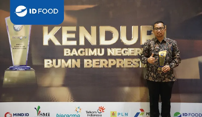 Holding Pangan ID FOOD Raih Penghargaan BUMN Berprestasi