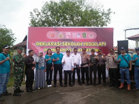 Minamas Plantation Deklarasi Sekolah Peduli Api di Indragiri Hilir