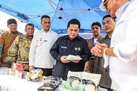 Menteri BUMN Resmikan Pabrik Minyak Makan Merah di SUMUT