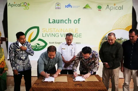Kolaborasi Apical dan IDH untuk Kemitraan “Sustainable Living Village”