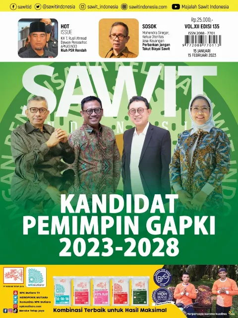 Cover Majalah Sawit Indonesia, Edisi 135