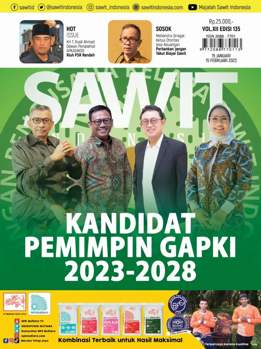 Cover Majalah Sawit Indonesia, Edisi 135