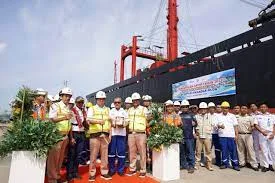 Peresmian Pabrik NPK PT. Pupuk Iskandar Muda, di Kabupaten Aceh Utara, Provinsi Aceh, 10 Februari 2023